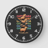 Horloge Ronde Tour Capybara (Recto)