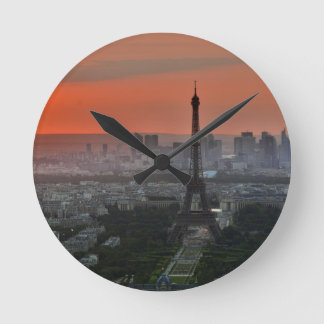 Horloge Ronde Tour Eiffel Paris Europe Travel