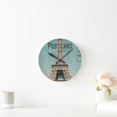 Horloge Ronde Tour Postcard de Paris (Maison)