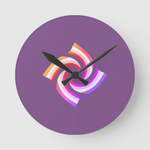 Horloge Ronde Tourbillon arc-en-ciel