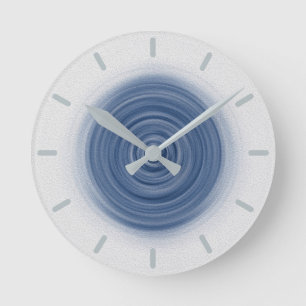 Horloge Ronde Tourbillon bleu pâle