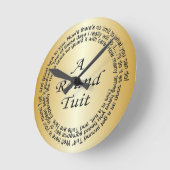 Horloge Ronde Tournée Gold (Angle)