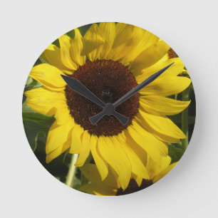 Horloge Ronde Tournesol
