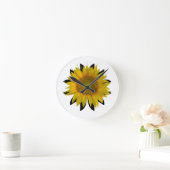 Horloge Ronde Tournesol (Maison)