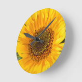 Horloge Ronde Tournesol (Angle)