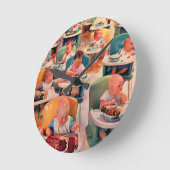 Horloge Ronde tout le baby-restaurant (Angle)