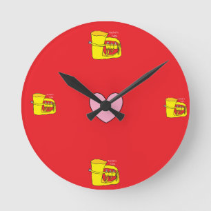 Horloge Ronde Tout le temps est temps de tuba