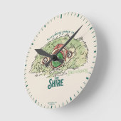 Horloge Ronde Tout pousse dans LA COMTÉ™ (Angle)