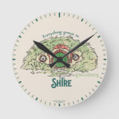 Horloge Ronde Tout pousse dans LA COMTÉ™ (Recto)