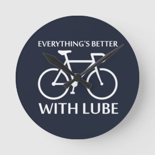 Horloge Ronde Tout va mieux avec Lube