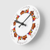 Horloge Ronde Toy Train Clock (Angle)