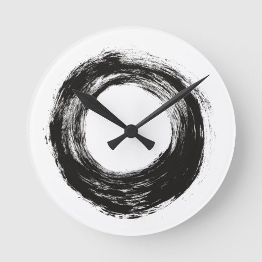 Horloge Ronde Tracé de brosse (Recto)