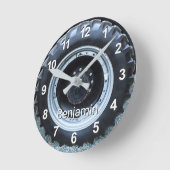 Horloge Ronde Tracteur (Angle)