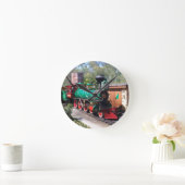 Horloge Ronde Train clock (Maison)