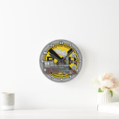 Horloge Ronde Train Crossing  (Maison)