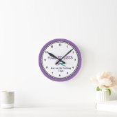 Horloge Ronde Tranchant de coiffeur (Maison)