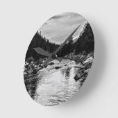 Horloge Ronde "Tranquillité" (Angle)