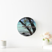 Horloge Ronde Transats Rum Point Grand Cayman (Maison)