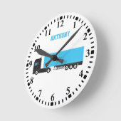 Horloge Ronde Transport de semi-caravanes (Angle)