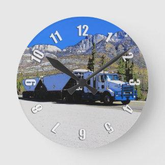 Horloge Ronde Transport du grain - Conducteur de camion de trans