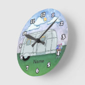 Horloge Ronde Travel Trailer (Angle)