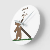 Horloge Ronde Traverser vers l'ours (horloge) (Angle)