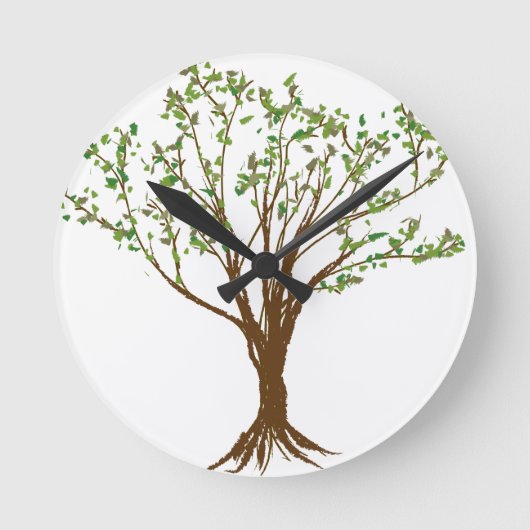Horloge Ronde Tree Drawing (Recto)