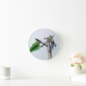 Horloge Ronde Tree Surgeon Arborist at work present (Maison)