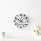 Horloge Ronde Triangles (Maison)