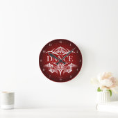 Horloge Ronde Tribal Dance Round Clock (Maison)
