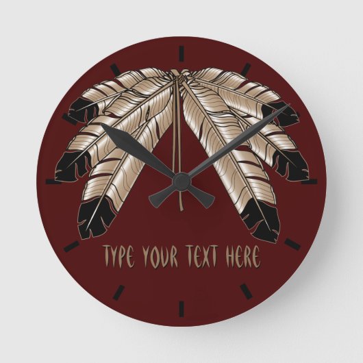 Horloge Ronde Tribe Wall Clock (Recto)