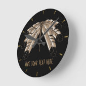 Horloge Ronde Tribe Wall Clock (Angle)