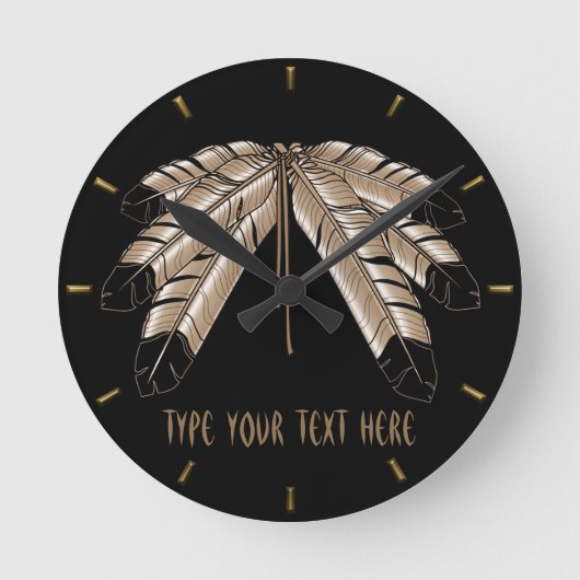 Horloge Ronde Tribe Wall Clock (Recto)