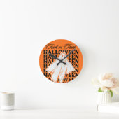 Horloge Ronde trick or treat (Maison)