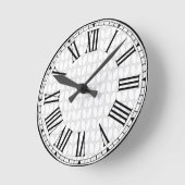 Horloge Ronde Tricot Stitch Classic (Angle)