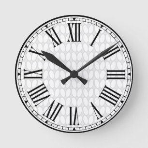 Horloge Ronde Tricot Stitch Classic