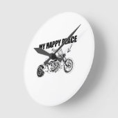 Horloge Ronde Trike Trike Trike Trikes Cadeau à trois roues (Angle)