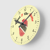 Horloge Ronde Trini 2 De Bone (Angle)