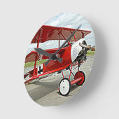 Horloge Ronde Triplane de Red Baron (Angle)