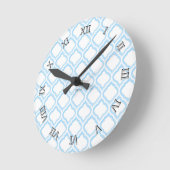 Horloge Ronde Triple Moroccan (Blue) (Angle)