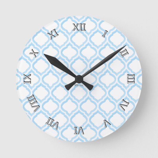 Horloge Ronde Triple Moroccan (Blue) (Recto)