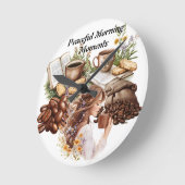 Horloge Ronde Triptyque (Angle)