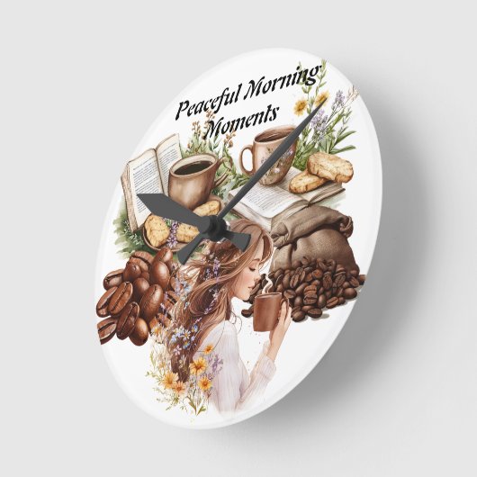 Horloge Ronde Triptyque (Angle)