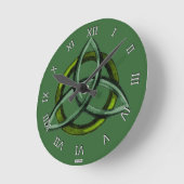Horloge Ronde Triquetra (vert) (Angle)