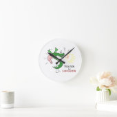 Horloge Ronde Trogdor le Brûleur (Maison)