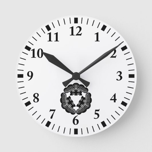 Horloge Ronde Trois pins (Recto)