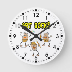 Horloge Ronde Trois rochers d'art