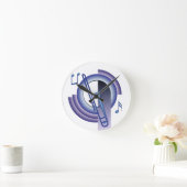 Horloge Ronde Trombone Déco2 (Maison)