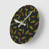 Horloge Ronde Trombones (Angle)