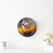 Horloge Ronde Tropcal reef fish (Maison)